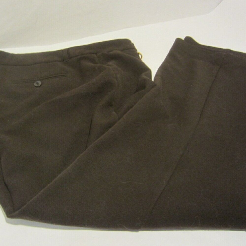 RAFAELLA PETITE brown slacks pants - Women 8P